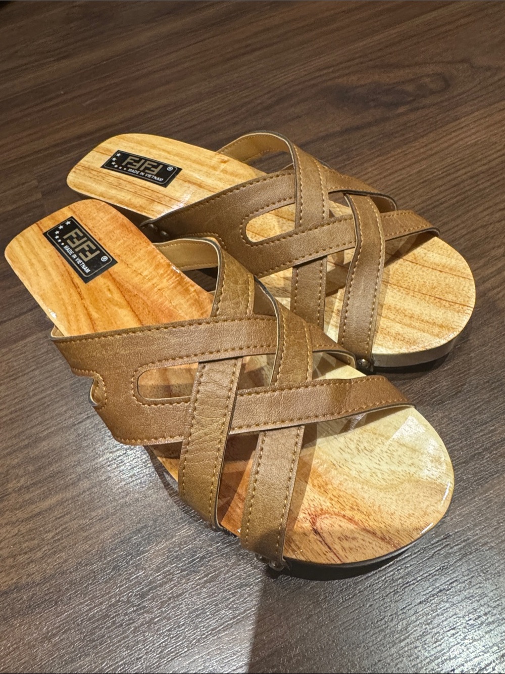 Custom wooden Clogs from Vietnam! USA 7 women